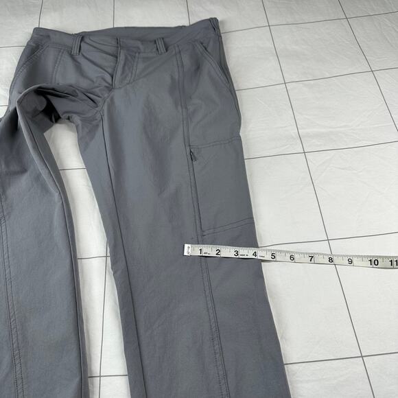Athleta Pants Womens 4 Gray Palisade Cropped Hiking Athletic Outdoor Active - Picture 12 of 12
